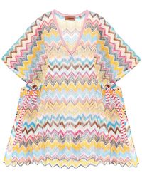 Missoni - Multicolor Knit Poncho Cover Up - Lyst