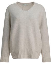 UMARMUNG - Wool And Cashmere V-Neck Sweater Knitwear - Lyst