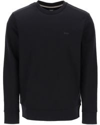 BOSS - French Terry Crewneck. - Lyst