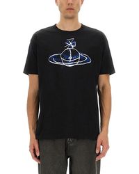 Vivienne Westwood - Orb Print T-Shirt - Lyst