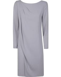 Emporio Armani - Cady-Minikleid Mit Einsätzen - Lyst
