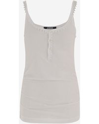 Jacquemus - Top Cotton Half-Button - Lyst
