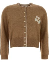 Isabel Marant - Lona Wool And Cotton Cardigan - Lyst