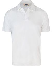 Mc2 Saint Barth - Polo Jeremy Bianca A Spugna - Lyst