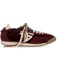 PURAAI - 6.02 Panther Velvet Wine Sneaker - Lyst