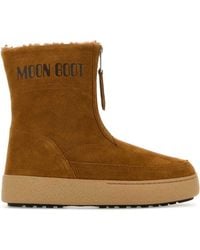 Moon Boot - Caramel Suede Ltrack Lara Ankle Boots - Lyst