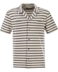 Polo Ralph Lauren - Short-Sleeved Knitted Striped Shirt - Lyst