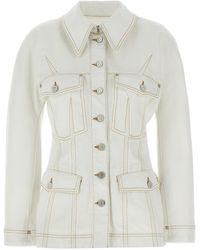 Givenchy - Denim Jas - Lyst