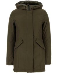 Woolrich - Army Cotton Down Jacket - Lyst