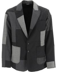 Dolce & Gabbana - Patchwork Wool Jacket - Lyst
