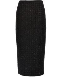 ROTATE BIRGER CHRISTENSEN - Rotation Birger Christensen Maxi Bouclé jupe - Lyst
