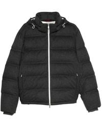 Brunello Cucinelli - Wool Down Jacket - Lyst