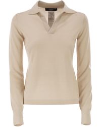 Weekend by Maxmara - Cappa Wool And Cashmere Polo Shirt - Lyst