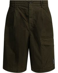 C.P. Company - Micro-reps Shorts Green - Lyst