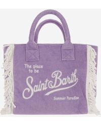 Mc2 Saint Barth - Colette Terry Tote Bag With Embroidery - Lyst