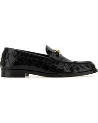 Versace - Medusa '95 Crocodile-Embossed Loafers - Lyst