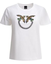 Pinko - T-shirts White - Lyst