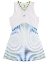 CASABLANCA - Printed V Neck Mini Dress - Lyst