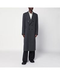 Dries Van Noten - Double-Breasted Wool Coat - Lyst