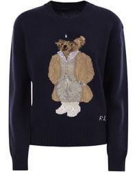 Polo Ralph Lauren - Trui Pullover Hunter Navy - Lyst