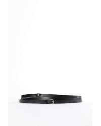 Ann Demeulemeester - Kepa 1,5 Cm Triple Wrap Belt Oily Calf Skin - Lyst