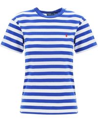 Polo Ralph Lauren - Striped Crewneck T -Shirt - Lyst