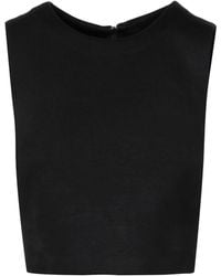 Max Mara - Max Mara Tijdloze Top Zwart - Lyst