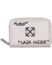 Off-White c/o Virgil Abloh - Jitney Geldbörse mit Zitat "Staub", keine Farbe - Lyst