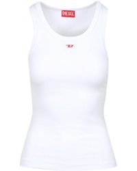 DIESEL - Top Wit - Lyst