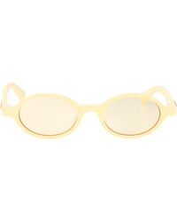 Bottega Veneta - Oval Sunglasses Bv1388 S 008 - Lyst