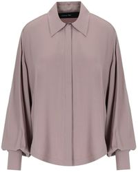 FEDERICA TOSI - Mauve Oversize Shirt - Lyst