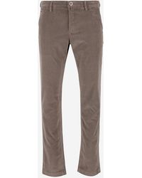 Jacob Cohen - Stretch Cotton Blend Pants - Lyst
