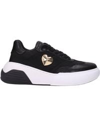 Love Moschino - Sneakers Donna Tessuto Nero - Lyst
