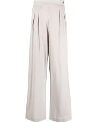 Fabiana Filippi - Wide Leg Wool Trousers - Lyst