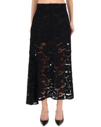 Patou - Lace Midi Skirt - Lyst
