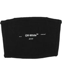 Off-White c/o Virgil Abloh - Mascherine Mask Uomo Cotone Nero - Lyst