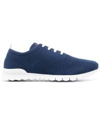 Kiton - Lace-up knitted sneakers - Lyst