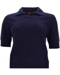 Gucci - Silk And Cotton Polo Shirt - Lyst