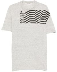 Golden Goose - Bedrucktes Baumwoll-T-Shirt von - Lyst
