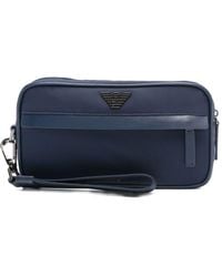 Emporio Armani - Nylon Washbag - Lyst
