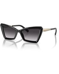 Tiffany & Co. - Sonnenbrille schwarz - Lyst
