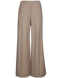 Harris Wharf London - Flared Trousers Rayon - Lyst