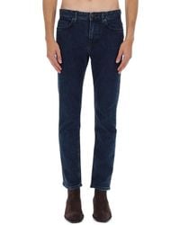 BOSS - Cotton-Blend Jeans - Lyst