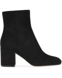 Gianvito Rossi - Joelle Suède Laarzen - Lyst