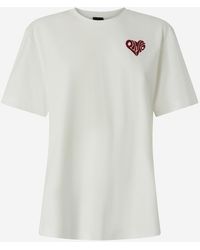 Pinko - T Shirt With Amore Lettering - Lyst
