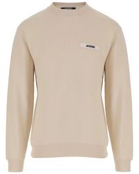 Jacquemus - Minimalist Crew Neck Sweatshirt - Lyst