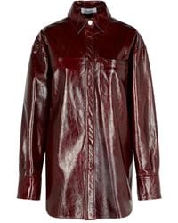 Sportmax - Nappa Leather Borel Shirt - Lyst