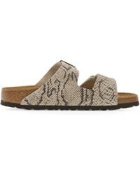 Birkenstock - Arizona Snake Oyster, Suede Leather - Lyst