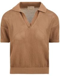Drumohr - T Shirts En Polos Bruin - Lyst