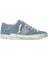 Philippe Model - Prsx Low Denim Bluette Sneaker - Lyst